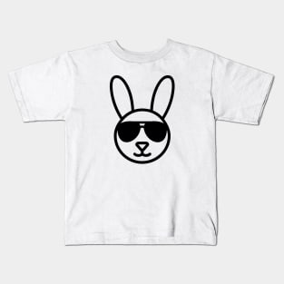 Bunny With Sunglasses Kids T-Shirt